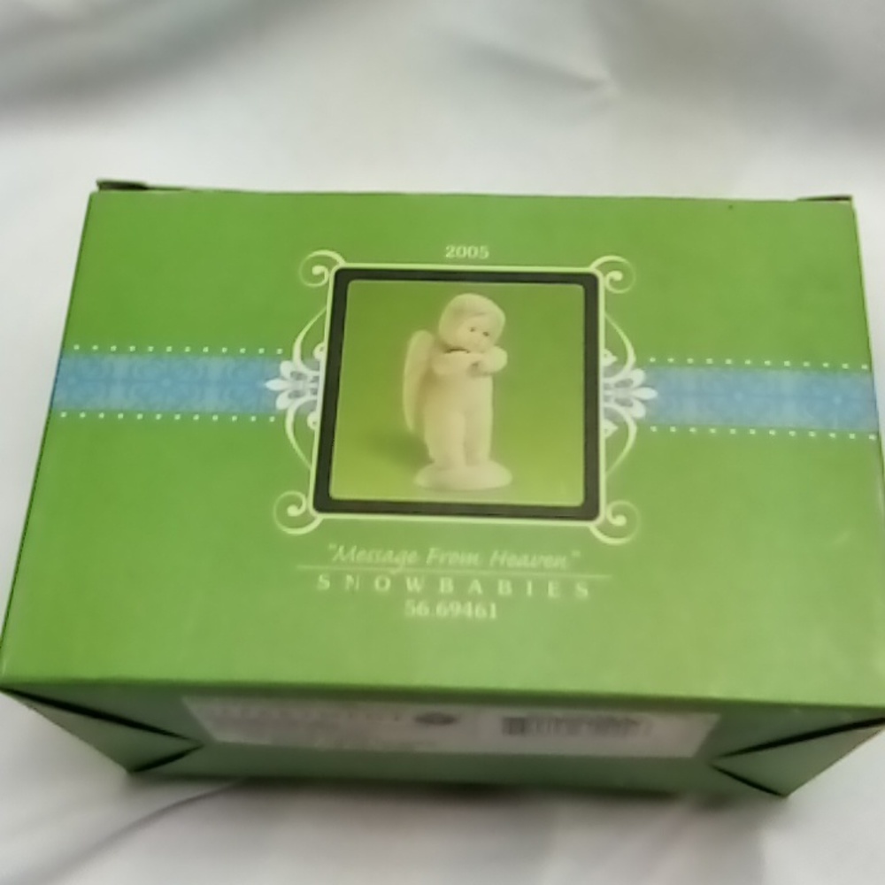 Department 56 "message from heaven" snowbabies 56.69461, new original box